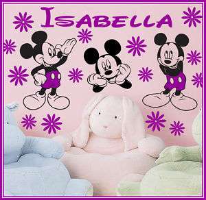 Name MICKEY MOUSE Vinyl Wall Decals Stickers Art #067  