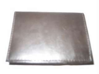 High Quality THIN Brown Cow Hide Leather Credit Card Holder Small 