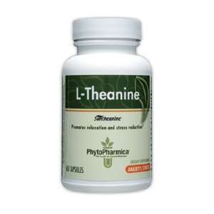  Enzymatic Therapy Phytopharmica, L Theanine, 60 Capsules 