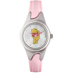 Disneys Winnie the Pooh Girls Pink Watch  Overstock
