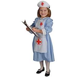 Girls Caring Nurse Costume  