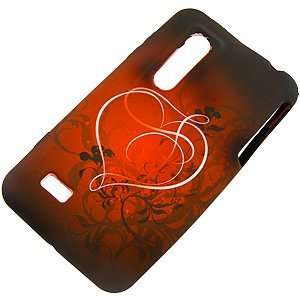  TPU Skin Cover for LG Thrill 4G P925, Glowing Heart Electronics