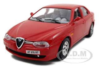 ALFA ROMEO 156 RED 1:24 DIECAST MODEL CAR  