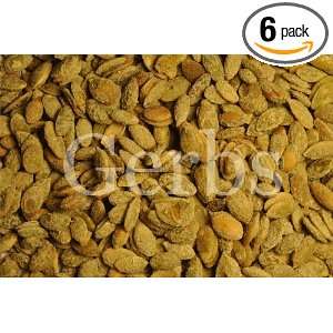 Pumpkin Seed Kernels Pure Sugar & Cinnamon Blend   6 Pack (3.5oz Bags)