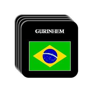  Brazil   GURINHEM Set of 4 Mini Mousepad Coasters 