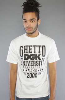 DGK The DGK Ghetto University Tee White  