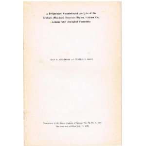   Region, Graham Co., Arizona with Ecological Comments (Transactions of