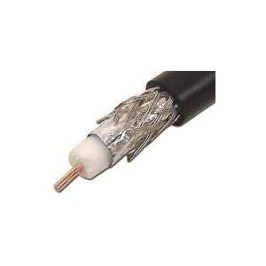   COAXIAL SATELLITE COLORED CABLE 1000FT BLACK: Computers & Accessories