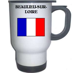 France   BEAULIEU SUR LOIRE White Stainless Steel Mug