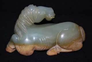 Very Good Rare Chinese Chinese Han Dy Jade Horse figure  