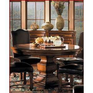  Aspen Verona Pedestal Dining Table AS99 6010TB Furniture & Decor