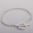 B093 HOTSALE SILVER PLATED NEW BEADS TO CLASP BRACELET