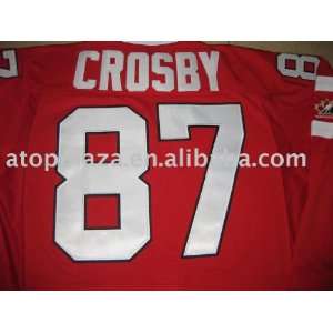 team canada #87 crosby red winter olympics hockey jersey:  