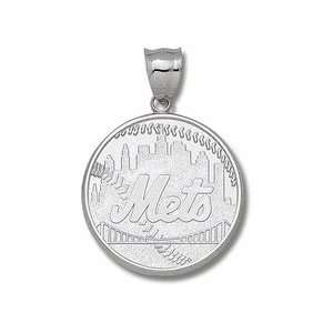  Sterling Silver NEW YORK METS BASEBALL GIANT: Jewelry