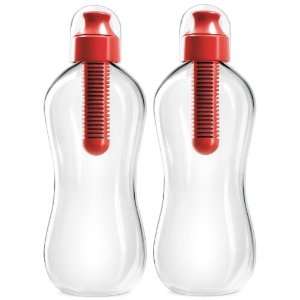 Bobble Red Filtered Water Bottles, Set of 2:  Kitchen 