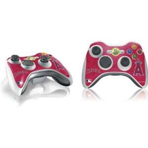 Los Angeles Angels   Solid Distressed Vinyl Skin for 1 Microsoft Xbox 