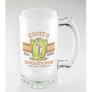 Personalized Set of 4 Dugout Frosted Sports Mug 