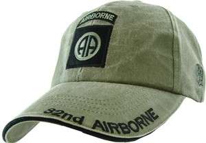 82ND AIRBORNE US ARMY MILITARY EMBROIDERED BALLCAP CAP HAT  