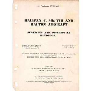   Halifax C VIII Aircraft Service Manual AP 1719H Handley Page Books