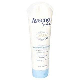 Aveeno Baby Daily Moisture Lotion, Fragrance Free, 8 Ounce Tubes (Pack 