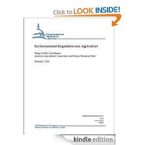  Regulation and Agriculture Congressional Research Service 