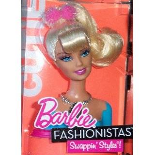  Fashionistas Swappin Styles Doll Head  Toys & Games  