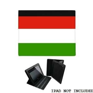 Hungary Flag iPad 2 3 Leather and Faux Suede Holder Case Cover