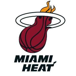  Miami Heat Logo NBA Fathead Logos Wall Graphics: Sports 