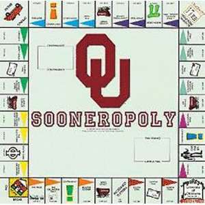  Oklahoma Sooners Monopoly Game Toys & Games