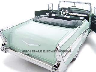   scale diecast model of 1957 chevrolet bel air convertible die cast car