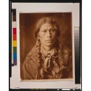  Chief Garfield  Jicarilla Indian man,Edward S Curtis 