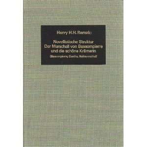   KrÃ¤merin (German Edition) (9783261032348) Henry H.H. Remak Books