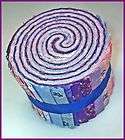 20 PINK & PURPLE JELLY ROLL COTTON QUILTING FABRIC STRIPS 
