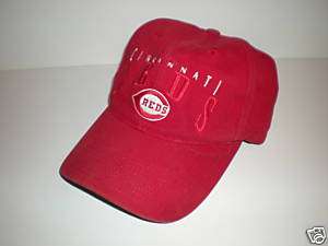 MLB Cincinnati Reds Logo Adjustable Baseball Hat Cap  