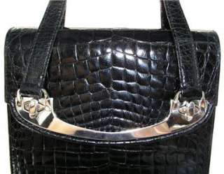   Vintage Alligator Purse Crocodile Handbag Designer Reptile Bag GERMANY