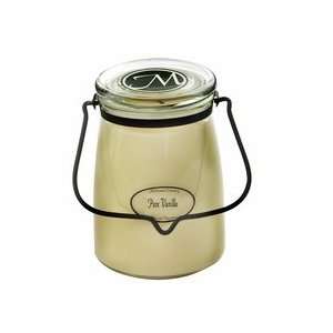   Milkhouse Beeswax Candle Butter Jar 22 oz Barn Dance