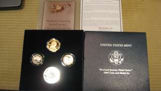 2005 Westward Journey Nickel Series and Coin Metal Set COA  