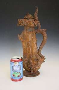   BURL ROOT WOOD INSCRIBED STEIN **ESTATE COLLECTION**   