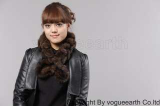 540 new real mink fur 5 color scarf/hat/shawl/wrap/cap  