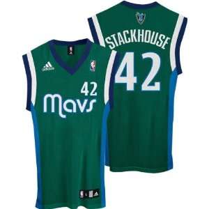  Jerry Stackhouse Youth Jersey adidas Green Replica #42 