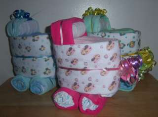 Mickey Mouse, Minnie, or Pluto Mini Diaper Bassinet, Baby Shower Favor 