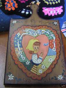 Great Cutting Board Handpainted Wall Art BAVARIAN GIRL  