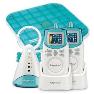  Angelcare Baby Movement and Sound Monitor Deluxe Plus, Blue Baby