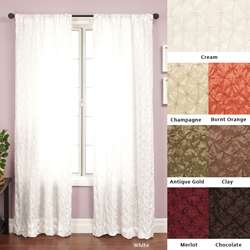 Zanzibar Rod Pocket 84 inch Curtain Panel  Overstock