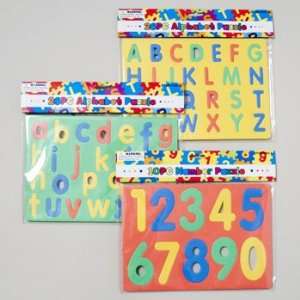  Alphabet & Numbers Foam Puzzle: Toys & Games