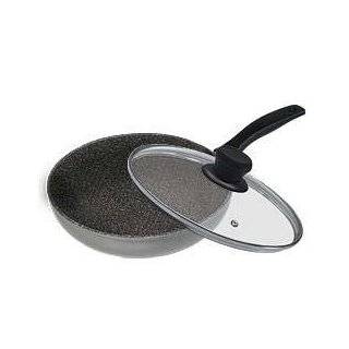   11 Eco friendly Stone Coated Non stick 2pc Frying Pan Set /Glass Lid