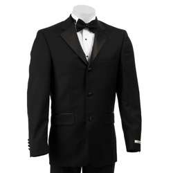 Kenneth Cole Slim Collection Mens 3 button Black Tuxedo   