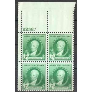  Stamps US Gilbert Charles Stuart Sc884 MNH Block 