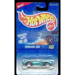   : Hot Wheels 1996 452 Ferrari 250 Blue Card 1:64 Scale: Toys & Games