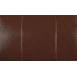 Olga Saddle Brown Leather Rolled Arm Sofa  